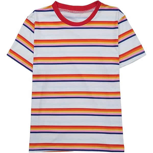 Amazon.com: Women Rainbow T Shirt Colorful Shirt Costume